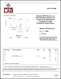 Click here to download 2N3114 Datasheet