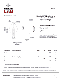 Click here to download 2N6077 Datasheet