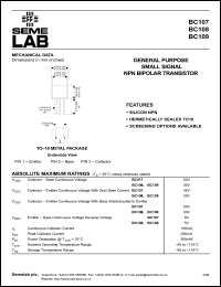 Click here to download BC108 Datasheet