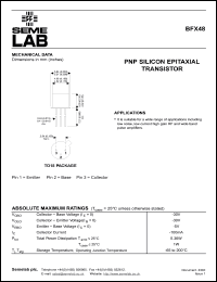 Click here to download BFX48 Datasheet