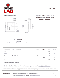 Click here to download BUV10 Datasheet