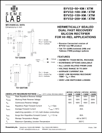 Click here to download BYV3250XM Datasheet