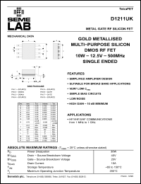 Click here to download D1211 Datasheet