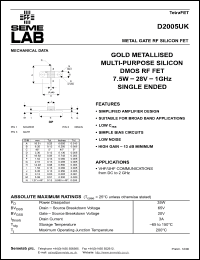 Click here to download D2005 Datasheet