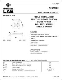 Click here to download D2007 Datasheet