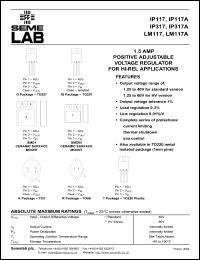 Click here to download LM117A Datasheet