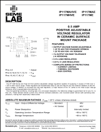 Click here to download IP117MHVE Datasheet