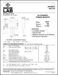 Click here to download 2N7219 Datasheet