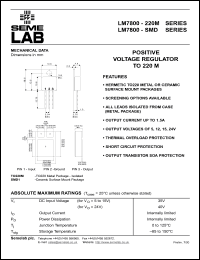 Click here to download LM7800-220M Datasheet