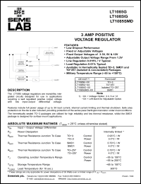 Click here to download LT1085G Datasheet