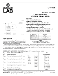 Click here to download LT1085MIG Datasheet