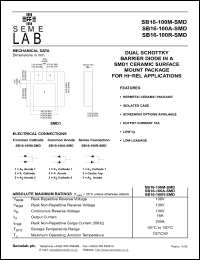 Click here to download SB16-100M-SMD Datasheet