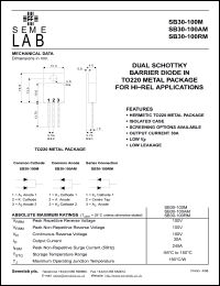Click here to download SB30-100MA Datasheet