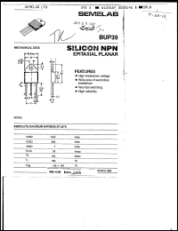 Click here to download BUP39 Datasheet