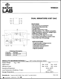 Click here to download WM8024D Datasheet