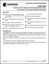 Click here to download PM9110BFE Datasheet