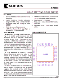 Click here to download SA8803 Datasheet