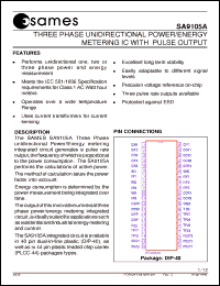 Click here to download SA9105 Datasheet