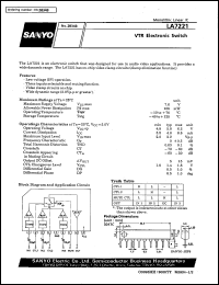 Click here to download LA7221 Datasheet