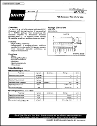 Click here to download LA7770 Datasheet