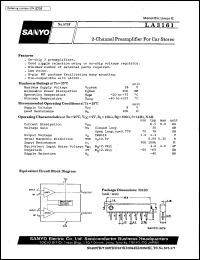 Click here to download LA3161 Datasheet