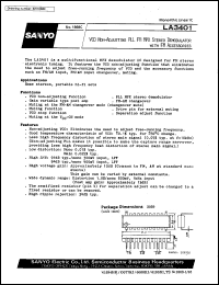 Click here to download LA3401 Datasheet