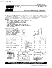 Click here to download LA6339 Datasheet