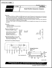 Click here to download LA7510 Datasheet