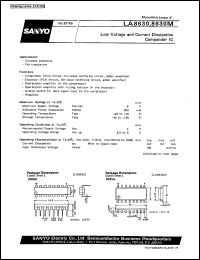 Click here to download LA8630 Datasheet