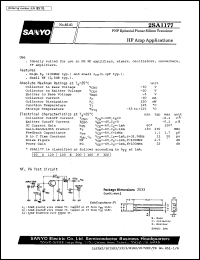 Click here to download 2SA1177 Datasheet