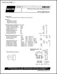 Click here to download 2SB1406 Datasheet