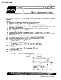 Click here to download LC7364J Datasheet