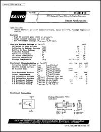 Click here to download 2SD1111 Datasheet