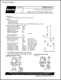 Click here to download 2SD1805 Datasheet