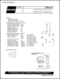 Click here to download 2SD2116 Datasheet