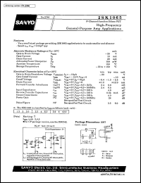 Click here to download 2SK1065 Datasheet
