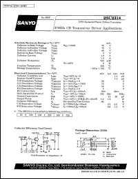 Click here to download 2SC2314 Datasheet