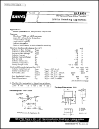 Click here to download 2SA1854 Datasheet