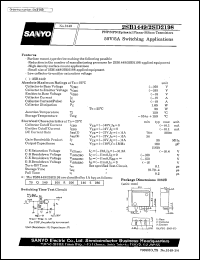 Click here to download 2SD2198 Datasheet