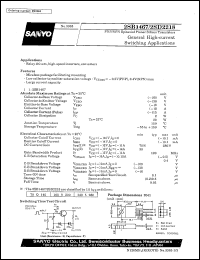 Click here to download 2SD2218 Datasheet