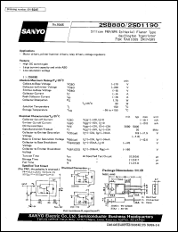 Click here to download 2SD1190 Datasheet