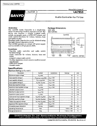 Click here to download LA7953 Datasheet