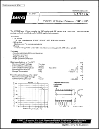 Click here to download LA7545 Datasheet