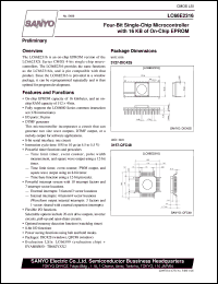 Click here to download LC66E2316 Datasheet