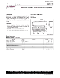 Click here to download LA7415 Datasheet