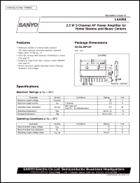 Click here to download LA4260 Datasheet
