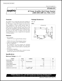 Click here to download STK400-070 Datasheet