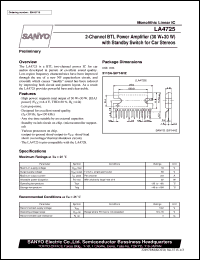 Click here to download LA4725 Datasheet