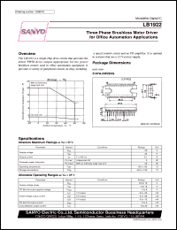 Click here to download LB1922 Datasheet