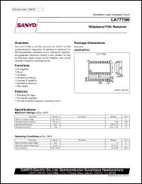 Click here to download LA7775 Datasheet